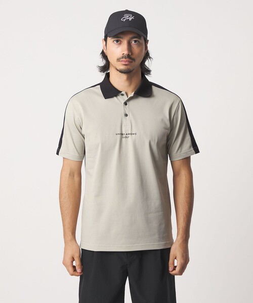 UNITED ARROWS GOLF(ユナイテッドアローズゴルフ)の「メンズ コンビ ポロシャツ ストレッチ(ポロシャツ・メンズ・グレー系/オリーブ・L/M/XL)」の18枚目の写真