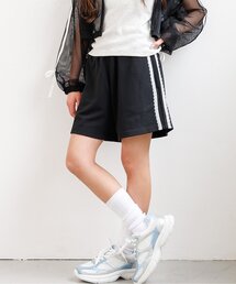 algy（アルジー）の「【puchily プチプラライン】サイドレースラインショートパンツ（スウェットパンツ）」