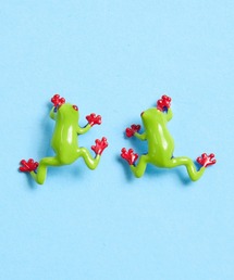 gargle（ガーグル）の「gargle ガーグル：サイエンスシリーズ　アカメアマガエル　ピアス（ピアス（両耳用））」
