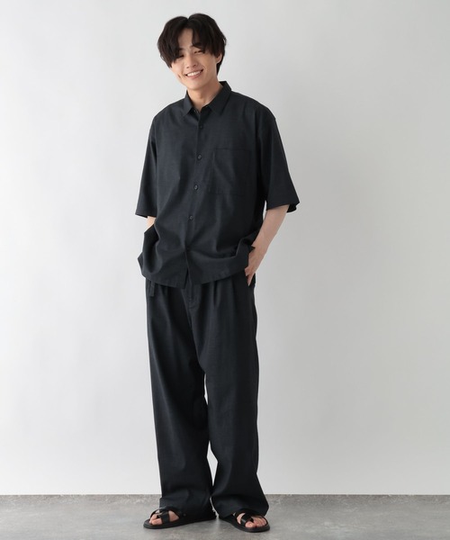 GLOBAL WORK（グローバルワーク）の「アーバンデニムシャツ/AIR/638141（シャツ/ブラウス・メンズ・ダークブルー/ブルー系その他6・X-LARGE/LARGE/SMALL/MEDIUM）」の3枚目の写真