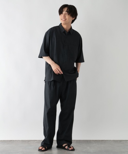 GLOBAL WORK（グローバルワーク）の「アーバンデニムシャツ/AIR/638141（シャツ/ブラウス・メンズ・ダークブルー/ブルー系その他6・X-LARGE/LARGE/SMALL/MEDIUM）」の4枚目の写真