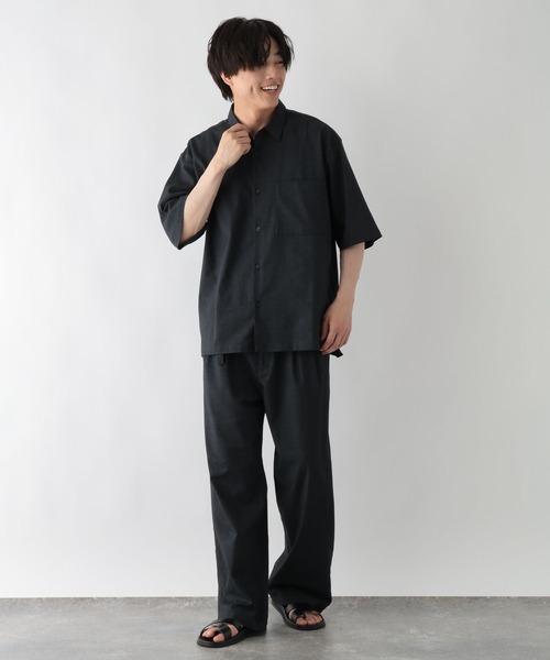 GLOBAL WORK（グローバルワーク）の「アーバンデニムシャツ/AIR/638141（シャツ/ブラウス・メンズ・ダークブルー/ブルー系その他6・X-LARGE/LARGE/SMALL/MEDIUM）」の5枚目の写真