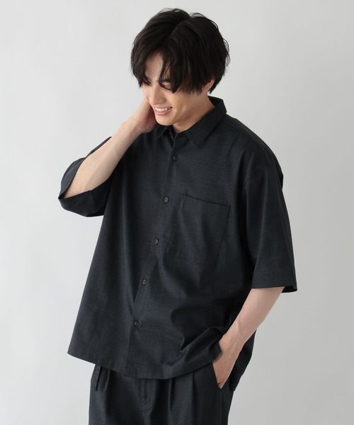 GLOBAL WORK（グローバルワーク）の「アーバンデニムシャツ/AIR/638141（シャツ/ブラウス・メンズ・ダークブルー/ブルー系その他6・X-LARGE/LARGE/SMALL/MEDIUM）」の7枚目の写真