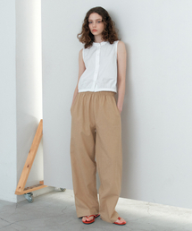 VANISHMENT（バニシュメント）の「Linen banding pants_beige（その他パンツ）」