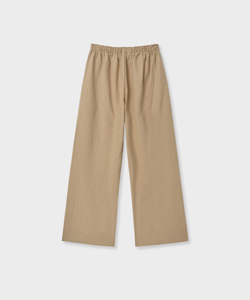 VANISHMENT（バニシュメント）の「Linen banding pants_beige（その他パンツ・レディース・その他・FREE）」の3枚目の写真