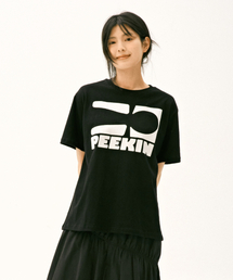 And Again（アンドアゲイン）の「シグニチャーロゴオーバーティーシャツ（ブラック（Tシャツ/カットソー）」