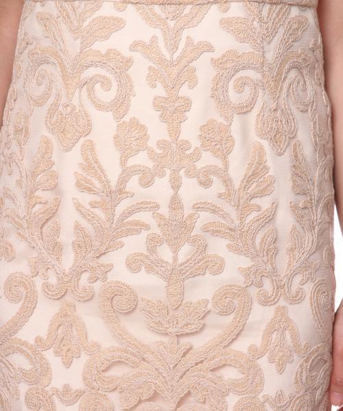 GRACE CONTINENTAL（グレースコンチネンタル）の「ラメコード刺繍ワンピース（ドレス・レディース・ブラック/ベージュ/ブルー・36/38/34）」の9枚目の写真