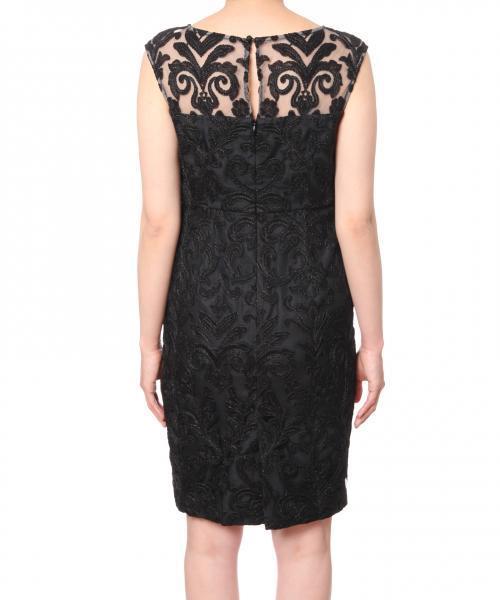 GRACE CONTINENTAL（グレースコンチネンタル）の「ラメコード刺繍ワンピース（ドレス・レディース・ブラック/ベージュ/ブルー・36/38/34）」の6枚目の写真