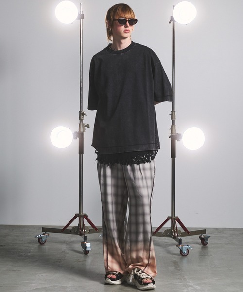 MAISON SPECIAL(メゾンスペシャル)の「《UNISEX》Destructive Damage Thermal Tank Top/デストロイダメージサーマルタンクトップ【MAISON SPECIAL/メゾンスペシャル】(タンクトップ・メンズ・ホワイト/チャコールグレー/ブラック・0/2/1)」の5枚目の写真