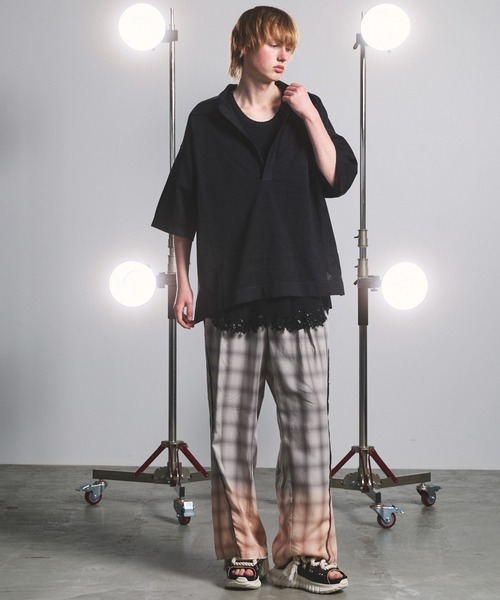 MAISON SPECIAL(メゾンスペシャル)の「《UNISEX》Destructive Damage Thermal Tank Top/デストロイダメージサーマルタンクトップ【MAISON SPECIAL/メゾンスペシャル】(タンクトップ・メンズ・ホワイト/チャコールグレー/ブラック・0/2/1)」の6枚目の写真