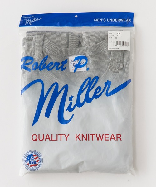 MILLER(ミラー)の「R.P.miller/ミラー RIB CREW NECKラウンドネックTシャツ メンズ 2026年 夏 夏服(Tシャツ/カットソー・メンズ・ホワイト/ブラック/グレー/グレー系・M/L/LL)」の20枚目の写真