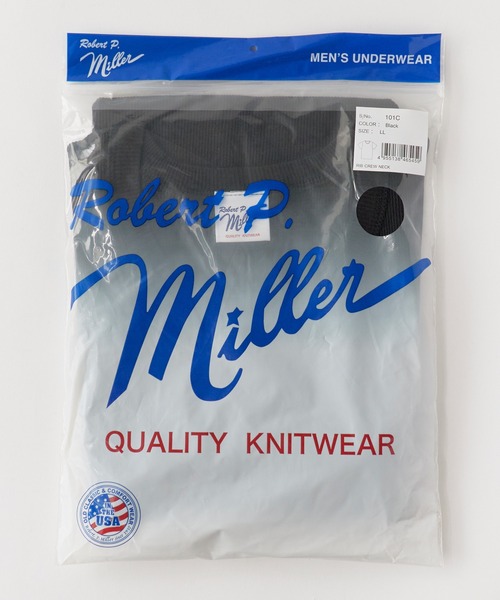 MILLER(ミラー)の「R.P.miller/ミラー RIB CREW NECKラウンドネックTシャツ メンズ 2026年 夏 夏服(Tシャツ/カットソー・メンズ・ホワイト/ブラック/グレー/グレー系・M/L/LL)」の11枚目の写真