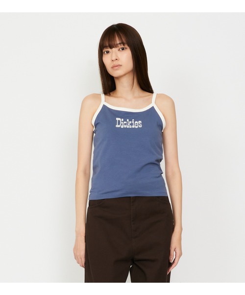 Dickies(ディッキーズ)の「Dickies/ディッキーズ プリントキャミソール(キャミソール・レディース・ホワイト/ブルー・X-SMALL/SMALL/MEDIUM)」の2枚目の写真