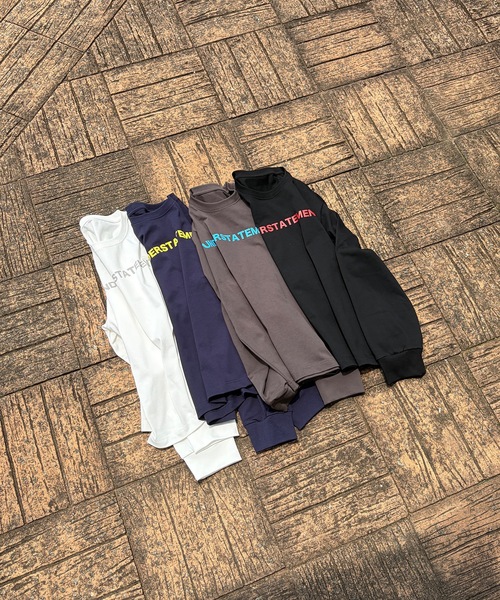 UNDERSTATEMENTs(アンダーステイトメント)の「【ユニセックス】UNDERSTATEMENTsロゴプリントロングスリーブTシャツ(Tシャツ/カットソー・メンズ・ネイビー/ブラック/ホワイト/チャコールグレー・MEDIUM/LARGE)」の12枚目の写真