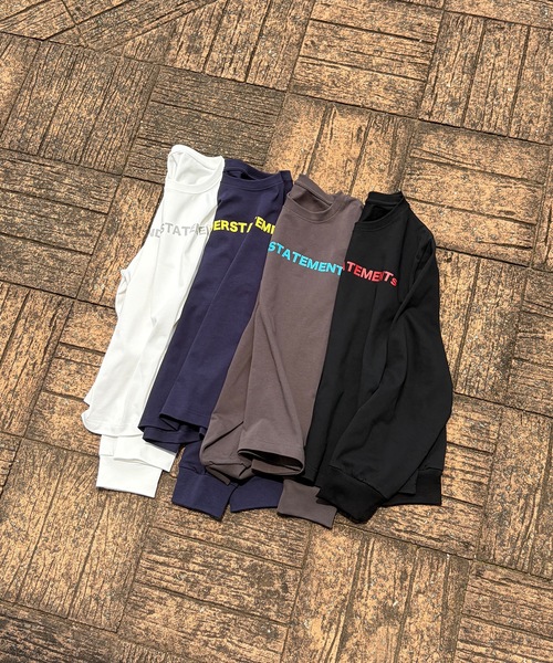 UNDERSTATEMENTs(アンダーステイトメント)の「【ユニセックス】UNDERSTATEMENTsロゴプリントロングスリーブTシャツ(Tシャツ/カットソー・メンズ・ネイビー/ブラック/ホワイト/チャコールグレー・MEDIUM/LARGE)」の14枚目の写真