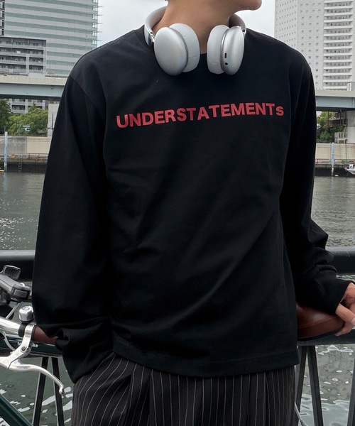 UNDERSTATEMENTs(アンダーステイトメント)の「【ユニセックス】UNDERSTATEMENTsロゴプリントロングスリーブTシャツ(Tシャツ/カットソー・メンズ・ネイビー/ブラック/ホワイト/チャコールグレー・MEDIUM/LARGE)」の19枚目の写真