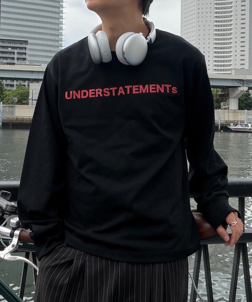 UNDERSTATEMENTs(アンダーステイトメント)の「【ユニセックス】UNDERSTATEMENTsロゴプリントロングスリーブTシャツ(Tシャツ/カットソー・メンズ・ネイビー/ブラック/ホワイト/チャコールグレー・MEDIUM/LARGE)」の20枚目の写真