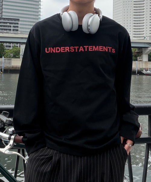 UNDERSTATEMENTs(アンダーステイトメント)の「【ユニセックス】UNDERSTATEMENTsロゴプリントロングスリーブTシャツ(Tシャツ/カットソー・メンズ・ネイビー/ブラック/ホワイト/チャコールグレー・MEDIUM/LARGE)」の21枚目の写真