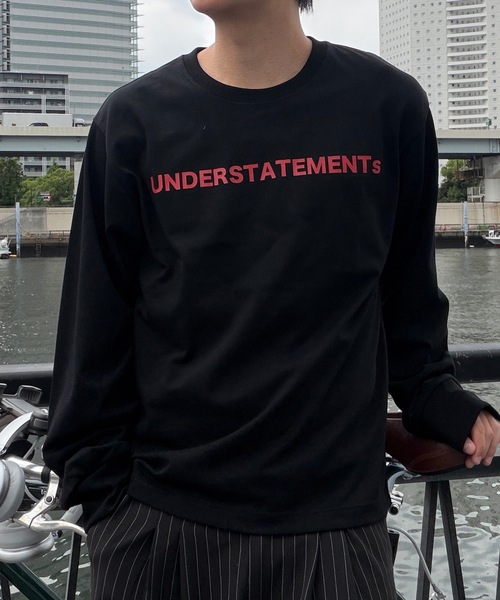 UNDERSTATEMENTs(アンダーステイトメント)の「【ユニセックス】UNDERSTATEMENTsロゴプリントロングスリーブTシャツ(Tシャツ/カットソー・メンズ・ネイビー/ブラック/ホワイト/チャコールグレー・MEDIUM/LARGE)」の22枚目の写真