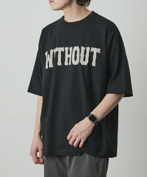 COLONY 2139(コロニートゥーワンスリーナイン)の「フロッキープリントTシャツ(Tシャツ/カットソー・メンズ・ホワイト/ブラック・LARGE/MEDIUM)」の17枚目の写真