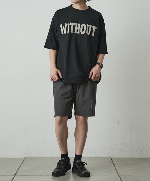 COLONY 2139(コロニートゥーワンスリーナイン)の「フロッキープリントTシャツ(Tシャツ/カットソー・メンズ・ホワイト/ブラック・LARGE/MEDIUM)」の5枚目の写真