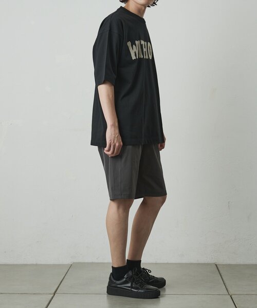 COLONY 2139(コロニートゥーワンスリーナイン)の「フロッキープリントTシャツ(Tシャツ/カットソー・メンズ・ホワイト/ブラック・LARGE/MEDIUM)」の8枚目の写真