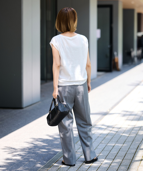 FRAMeWORK(フレームワーク)の「≪追加≫AULENTTI/オウレンティ DUFFEL SHOULDER バッグ 2(ショルダーバッグ・レディース・キャメル/ブラック・FREE)」の11枚目の写真