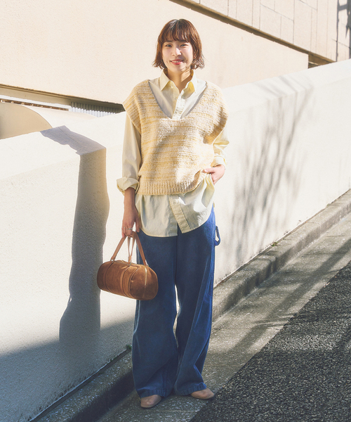 FRAMeWORK(フレームワーク)の「≪追加≫AULENTTI/オウレンティ DUFFEL SHOULDER バッグ 2(ショルダーバッグ・レディース・キャメル/ブラック・FREE)」の17枚目の写真