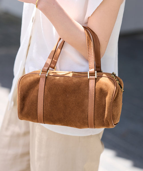 FRAMeWORK(フレームワーク)の「≪追加≫AULENTTI/オウレンティ DUFFEL SHOULDER バッグ 2(ショルダーバッグ・レディース・キャメル/ブラック・FREE)」の20枚目の写真