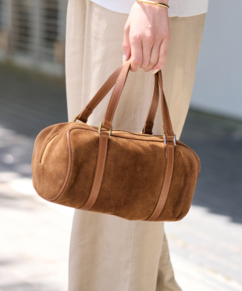 FRAMeWORK(フレームワーク)の「≪追加≫AULENTTI/オウレンティ DUFFEL SHOULDER バッグ 2(ショルダーバッグ・レディース・キャメル/ブラック・FREE)」の22枚目の写真