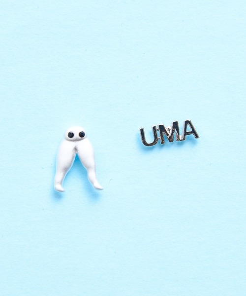 gargle(ガーグル)の「gargle ガーグル:未確認生物 UMA!?シリーズ UMA2 ユーマ ナイトクローラー ピアス(ピアス(両耳用)・レディース・シルバー・FREE)」の1枚目の写真