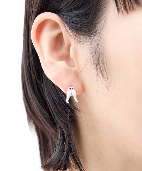 gargle(ガーグル)の「gargle ガーグル:未確認生物 UMA!?シリーズ UMA2 ユーマ ナイトクローラー ピアス(ピアス(両耳用)・レディース・シルバー・FREE)」の7枚目の写真