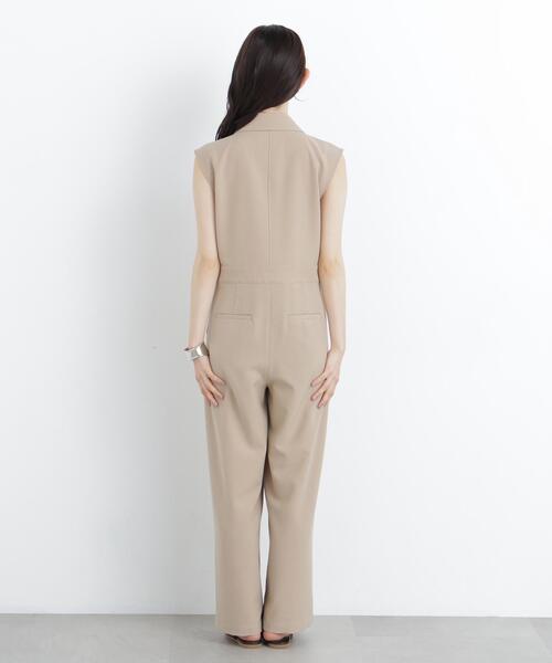 N.(N. Natural Beauty Basic)(エヌエヌナチュラルビューティーベーシック)の「ダブルポケットジャンプスーツ(つなぎ/オールインワン・レディース・ブラック/ベージュ・MEDIUM/P/S)」の18枚目の写真