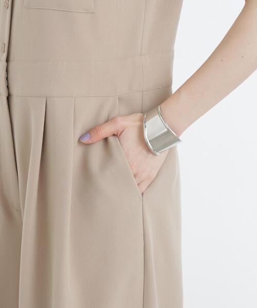 N.(N. Natural Beauty Basic)(エヌエヌナチュラルビューティーベーシック)の「ダブルポケットジャンプスーツ(つなぎ/オールインワン・レディース・ブラック/ベージュ・MEDIUM/P/S)」の21枚目の写真