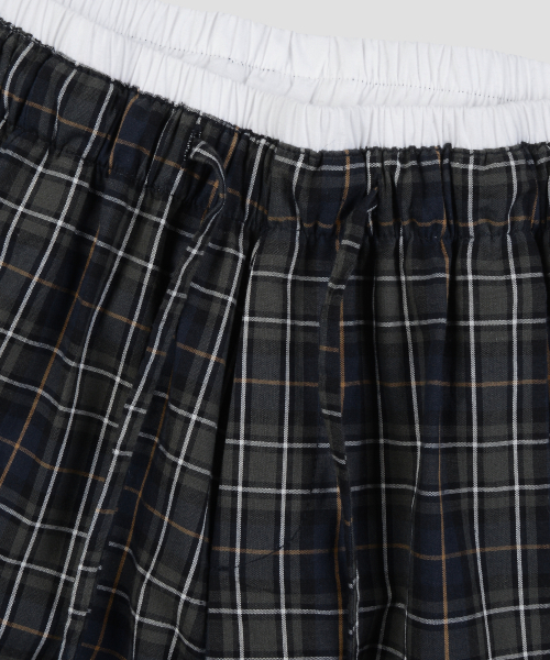 Verdnt（バーダント）の「チェックレイヤードワンタックワイドパンツ[グリーン]（その他パンツ・レディース・その他・SMALL/MEDIUM）」の8枚目の写真