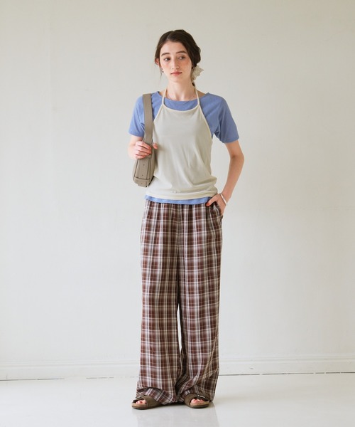 GEORGE'S(ジョージズ)の「ベロアホルターキャミセット(Tシャツ/カットソー・レディース・レッド系その他/ブルー系その他/グレー系その他・FREE)」の13枚目の写真