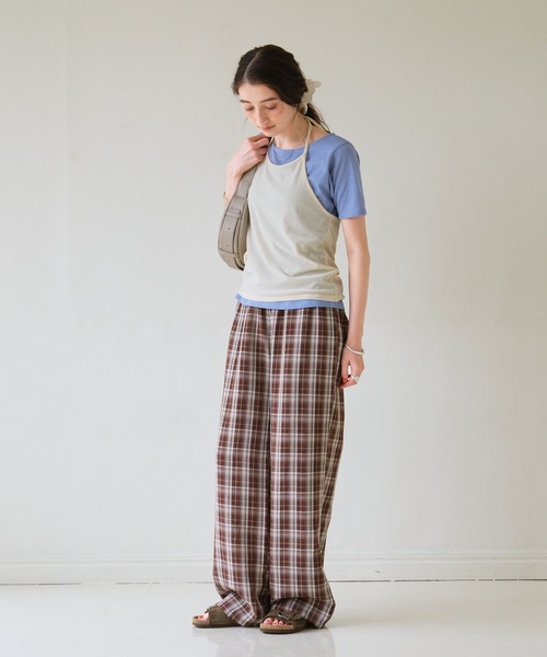 GEORGE'S(ジョージズ)の「ベロアホルターキャミセット(Tシャツ/カットソー・レディース・レッド系その他/ブルー系その他/グレー系その他・FREE)」の14枚目の写真