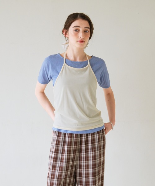 GEORGE'S(ジョージズ)の「ベロアホルターキャミセット(Tシャツ/カットソー・レディース・レッド系その他/ブルー系その他/グレー系その他・FREE)」の18枚目の写真