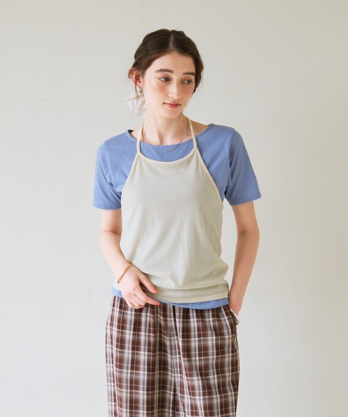 GEORGE'S(ジョージズ)の「ベロアホルターキャミセット(Tシャツ/カットソー・レディース・レッド系その他/ブルー系その他/グレー系その他・FREE)」の20枚目の写真
