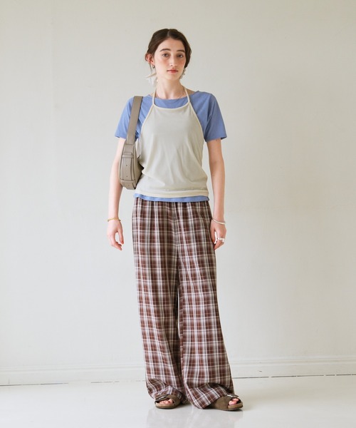 GEORGE'S(ジョージズ)の「ベロアホルターキャミセット(Tシャツ/カットソー・レディース・レッド系その他/ブルー系その他/グレー系その他・FREE)」の15枚目の写真