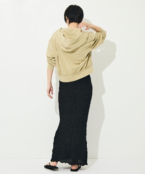 BELPER（ベルパー）の「[BELPER/ベルパー]WASHED INSIDEOUT PARKA（パーカー・レディース・ベージュ/ダークグレー・FREE）」の19枚目の写真