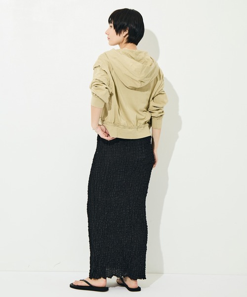 BELPER（ベルパー）の「[BELPER/ベルパー]WASHED INSIDEOUT PARKA（パーカー・レディース・ベージュ/ダークグレー・FREE）」の21枚目の写真