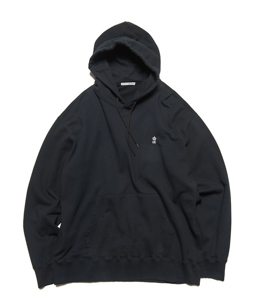 uniform experiment（ユニフォームエクスペリメント）の「LOOSE SWEAT HOODIE（パーカー・メンズ・ホワイト/ブラック/ネイビー・1/2/3/4/5）」の2枚目の写真
