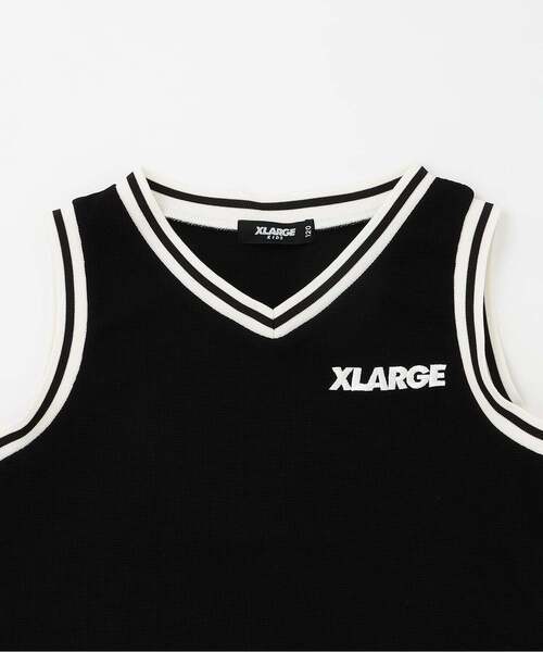 XLARGE KIDS(エクストララージキッズ)の「ワッフルタンクトップ(タンクトップ・キッズ・ブラック/カラフル・140cm/130cm/120cm/100cm/110cm)」の4枚目の写真