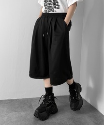 【jiasecond.】スウェットハーフパンツ / ボトムス パンツ ハーフ丈 スウェット ベーシック ブラック グレー ライトグレー ZOZOTOWN限定