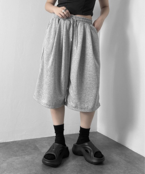 jiasecond.(ジアセカンド)の「【jiasecond.】スウェットハーフパンツ / ボトムス パンツ ハーフ丈 スウェット ベーシック ブラック グレー ライトグレー ZOZOTOWN限定(スウェットパンツ・レディース・グレー/ライトグレー/ブラック・FREE)」の16枚目の写真