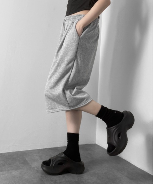 jiasecond.(ジアセカンド)の「【jiasecond.】スウェットハーフパンツ / ボトムス パンツ ハーフ丈 スウェット ベーシック ブラック グレー ライトグレー ZOZOTOWN限定(スウェットパンツ・レディース・グレー/ライトグレー/ブラック・FREE)」の17枚目の写真