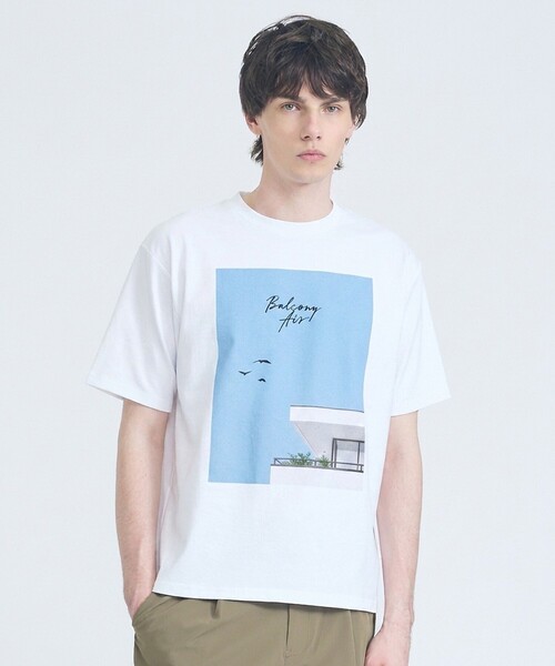 ABAHOUSE GRAY(アバハウスグレイ)の「【BIRD】 グラフィックTシャツ(Tシャツ/カットソー・メンズ・グリーン/オレンジ/ブルー・46/48)」の3枚目の写真