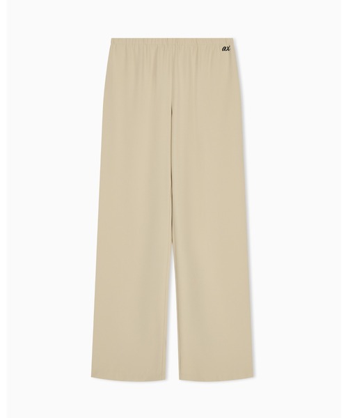 ARMANI EXCHANGE（アルマーニエクスチェンジ）の「【A|X アルマーニ エクスチェンジ】axロゴ ワイドレッグ リラックスパンツ（ZOZO限定カラー含）（その他パンツ・レディース・ブラック/ライトベージュ・0/6/4/2）」の5枚目の写真