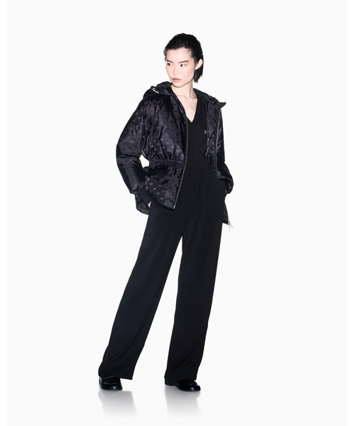 ARMANI EXCHANGE（アルマーニエクスチェンジ）の「【A|X アルマーニ エクスチェンジ】axロゴ ワイドレッグ リラックスパンツ（ZOZO限定カラー含）（その他パンツ・レディース・ブラック/ライトベージュ・0/6/4/2）」の9枚目の写真